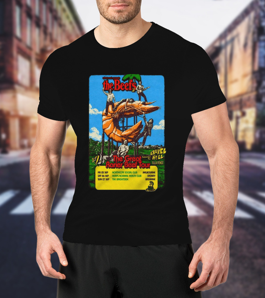 The Beefs 2026 The Great Rarier Beef Tour Melbourne Sydney Brisbane T-Shirt
