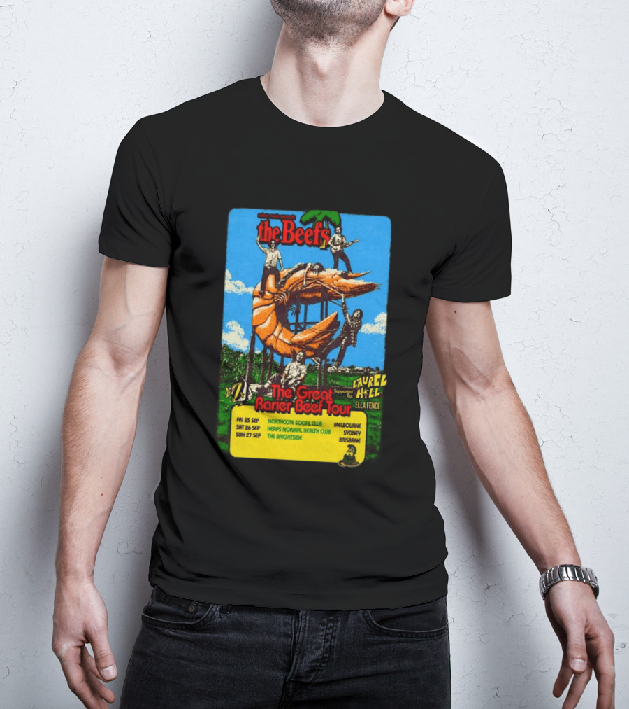 The Beefs 2026 The Great Rarier Beef Tour Melbourne Sydney Brisbane T-Shirt