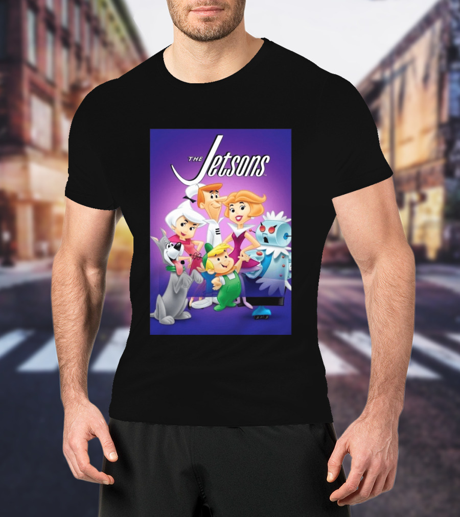 The Jetsons Family 2062 Animation Characters T-Shirt