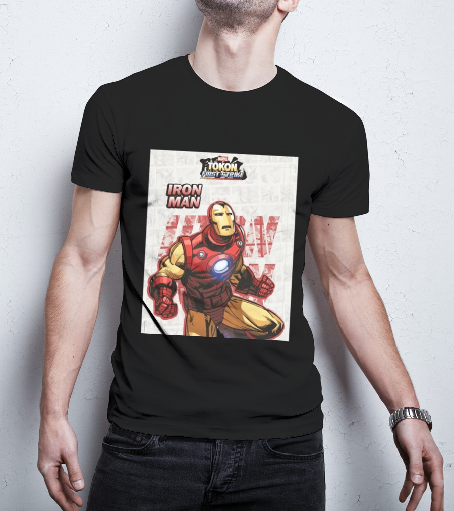 Marvel Tokon First Strike Iron Man Comic T-Shirt