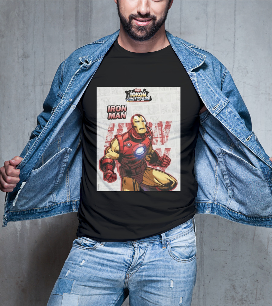 Marvel Tokon First Strike Iron Man Comic T-Shirt