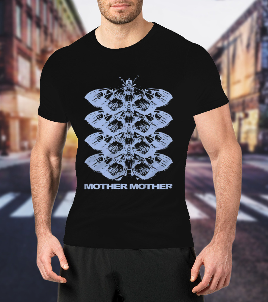 Mother Mother Moth Stack Indie Rock Band T-Shirt