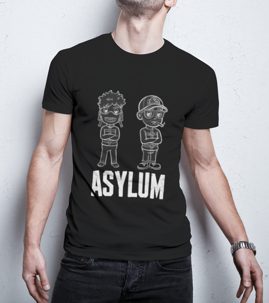 Asylum Remake Store Cartoon Characters T-Shirt