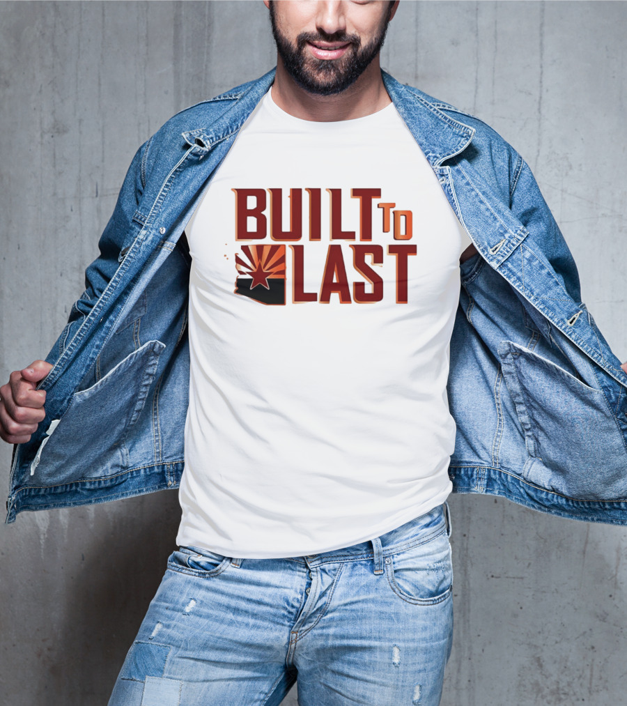 Built To Last Arizona State Flag Star Sunburst T-Shirt