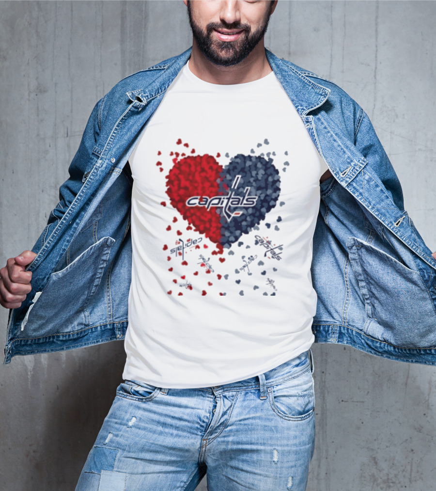 Original Capitals Heart Washington Hockey NHL 2026 T-Shirt