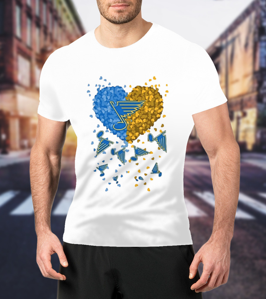 Classic St Louis Blues Heart NHL Hockey 2026 T-Shirt