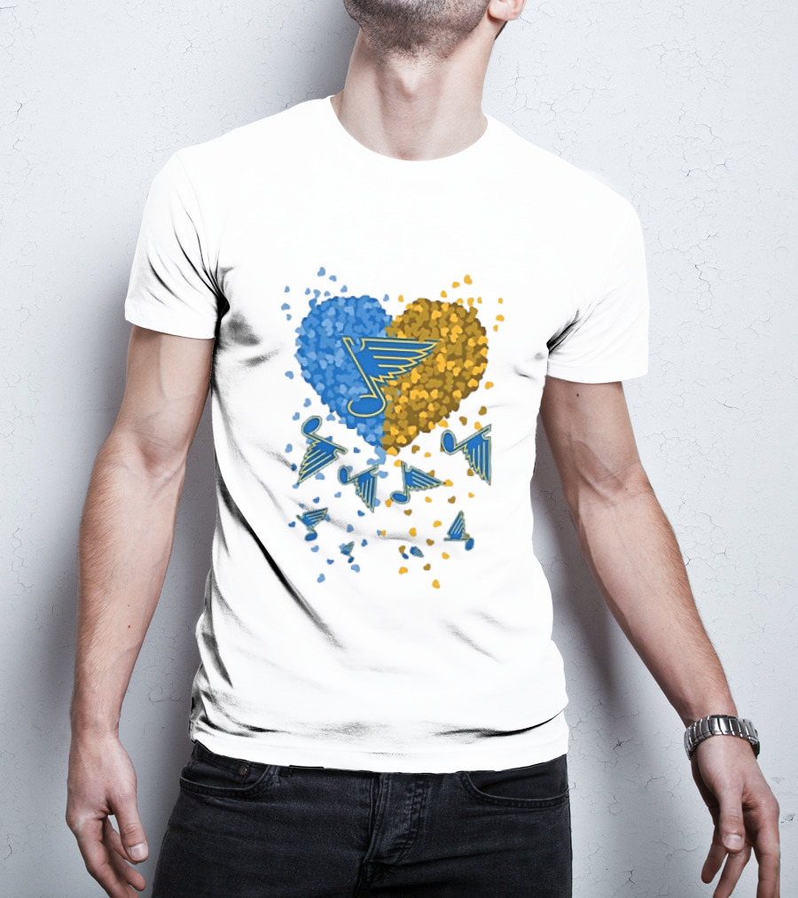 Classic St Louis Blues Heart NHL Hockey 2026 T-Shirt