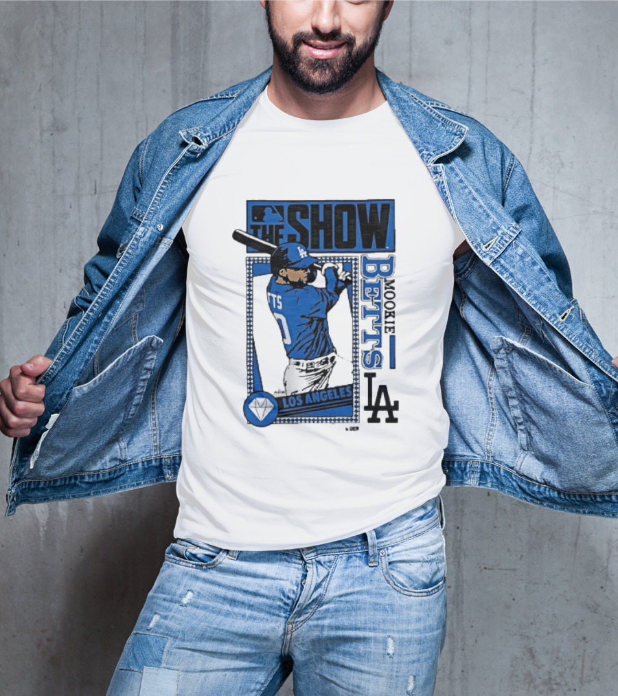 The Show Mookie Betts Los Angeles Dodgers MLB Baseball LA T-Shirt