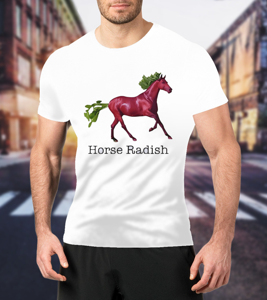 Horse Radish Vegetable Pun Humor T-Shirt