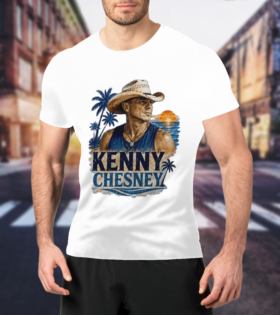 Kenny Chesney Is My Jam Tropical Beach Sunset Vibes T-Shirt