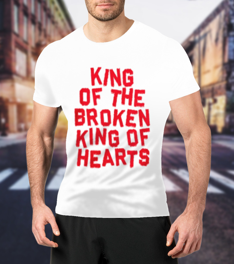 King Of The Broken King Of Hearts Bold Red T-Shirt
