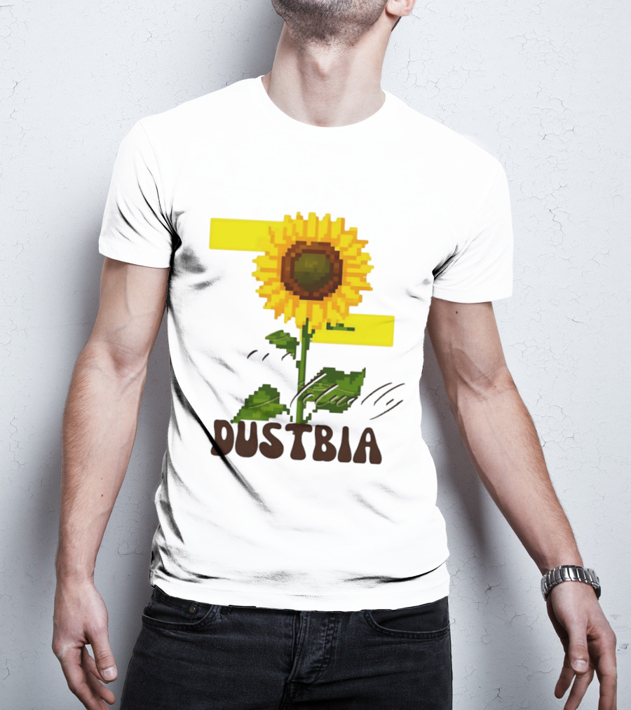 Love Actually Dustbia Pixel Sunflower T-Shirt