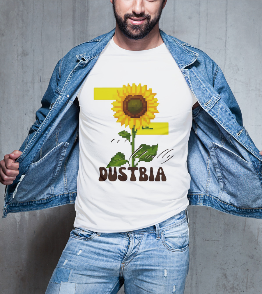 Love Actually Dustbia Pixel Sunflower T-Shirt