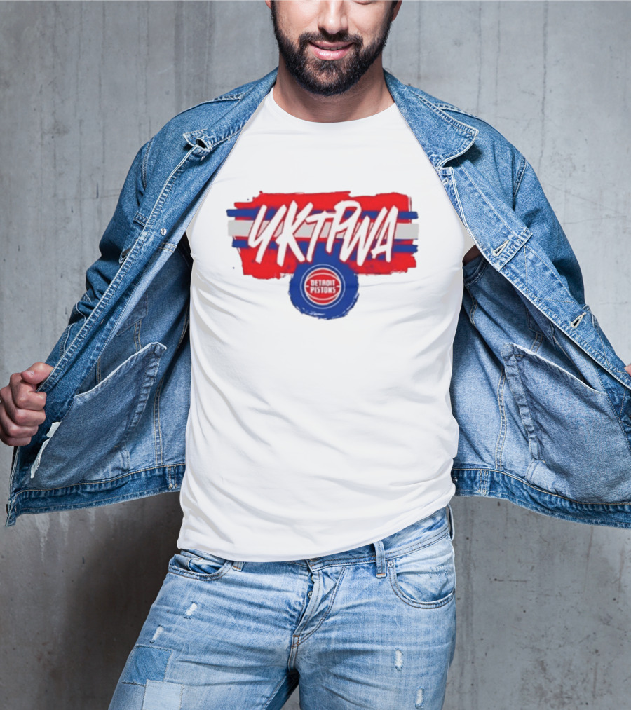 Yktpwa Detroit Pistons Celebration T-Shirt
