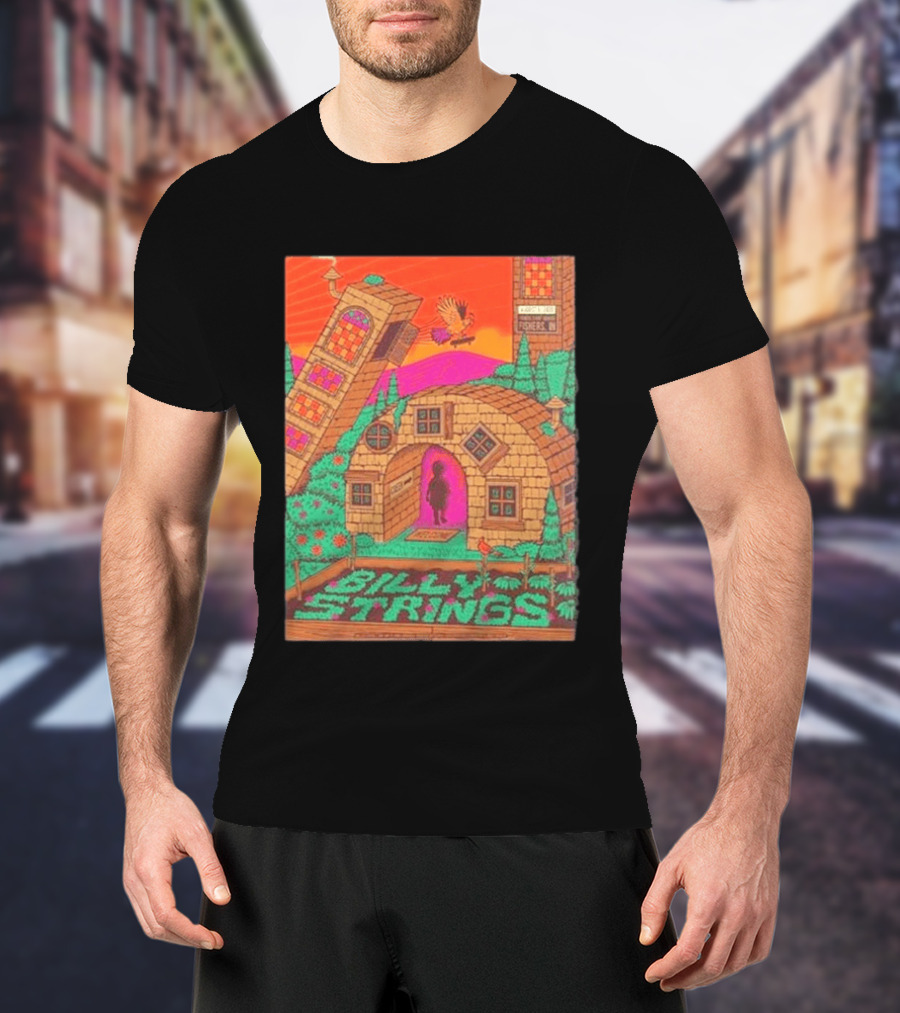Billy Strings Fishers IN 2026 Night 3 Live August 8 Event Center T-Shirt
