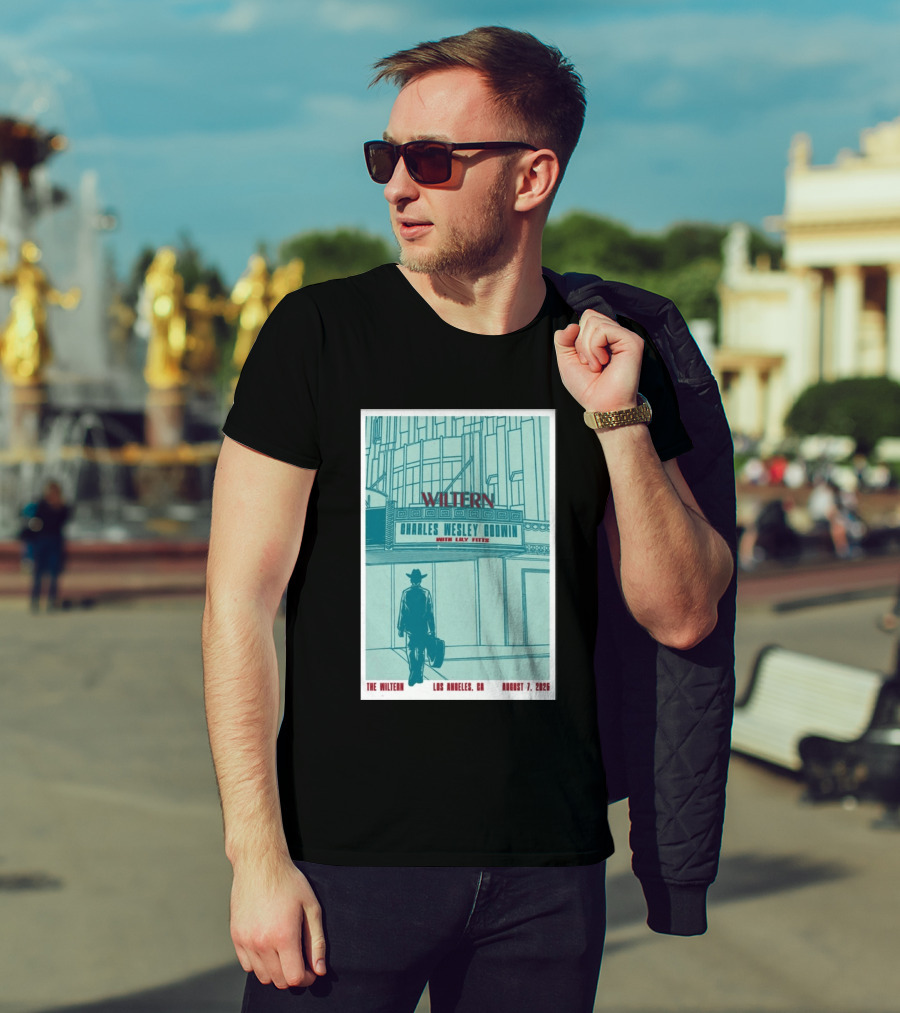 Charles Wesley Godwin Live At The Wiltern With Lilly Hiatt August 7 2026 Los Angeles CA T-Shirt