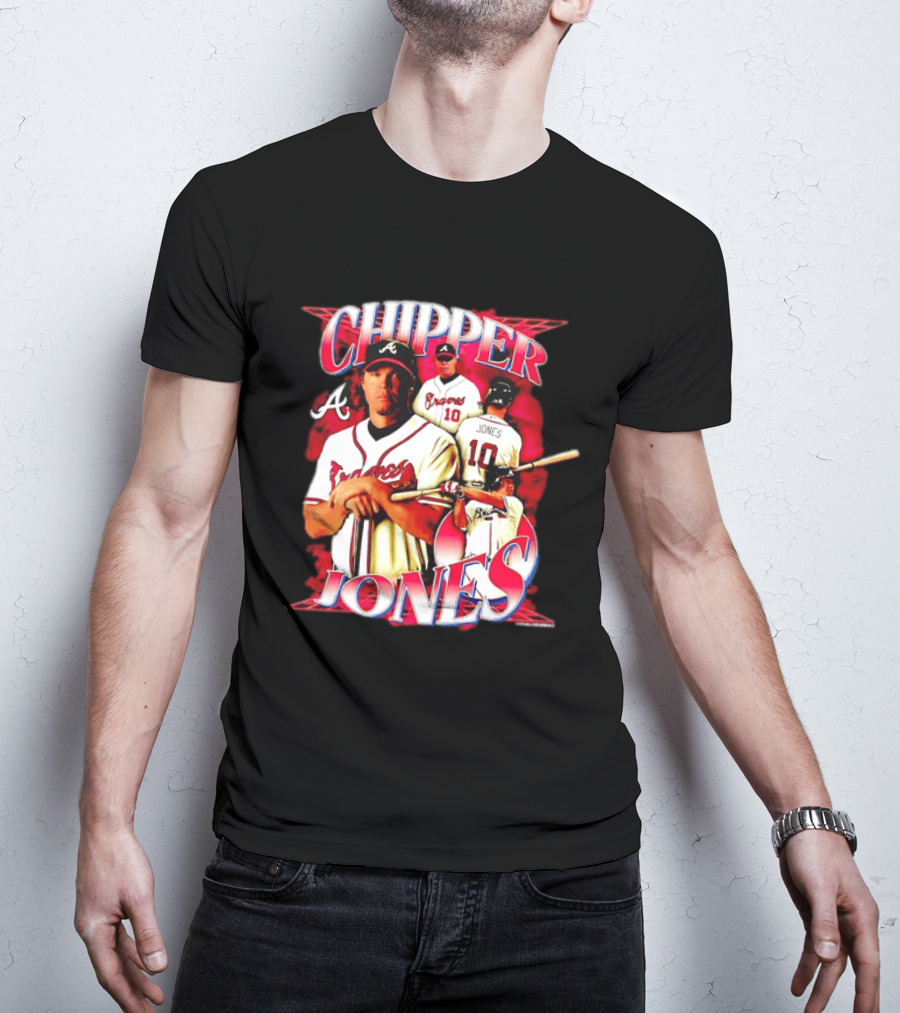 Chipper Jones Atlanta Braves Number 10 MLB Legend T-Shirt