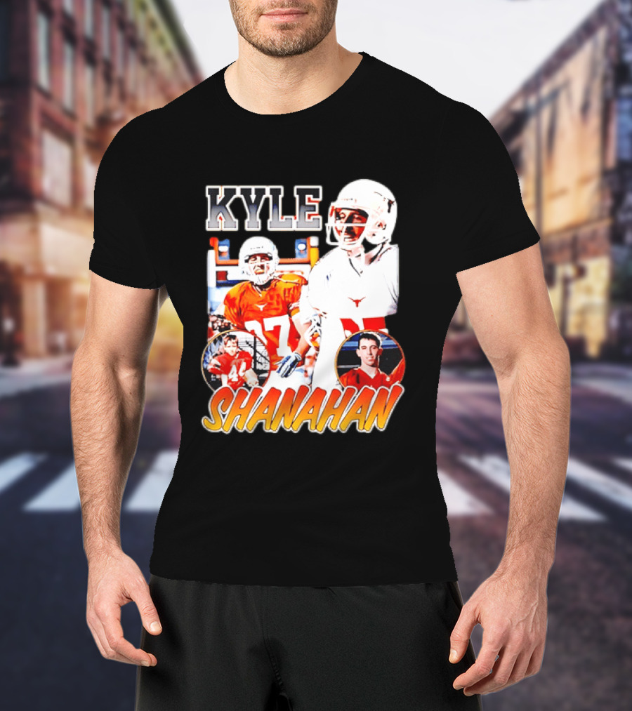 Kyle Shanahan Texas Longhorns Football Legend Player Number 17 T-Shirt