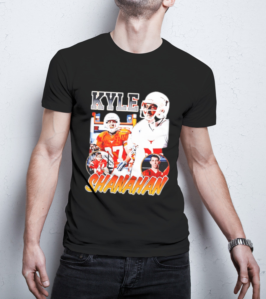 Kyle Shanahan Texas Longhorns Football Legend Player Number 17 T-Shirt