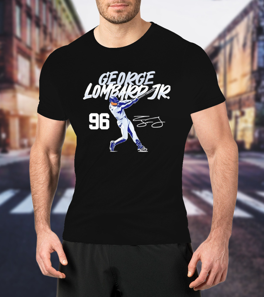 George Lombard Jr 96 Yankees Baseball Player T-Shirt