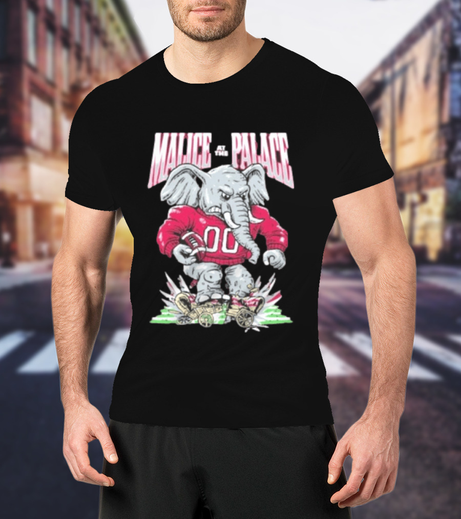 Alabama Crimson Tide Malice At The Palace Elephant 00 Beat Ou T-Shirt