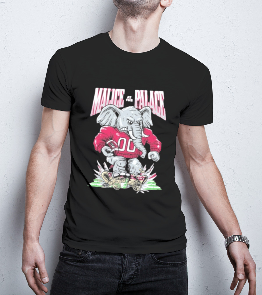 Alabama Crimson Tide Malice At The Palace Elephant 00 Beat Ou T-Shirt