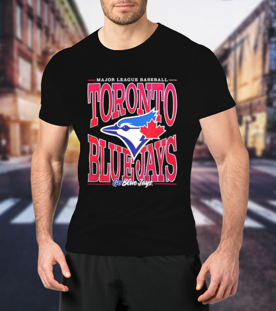 Toronto Blue Jays Major League Baseball Go Blue Jays T-Shirt