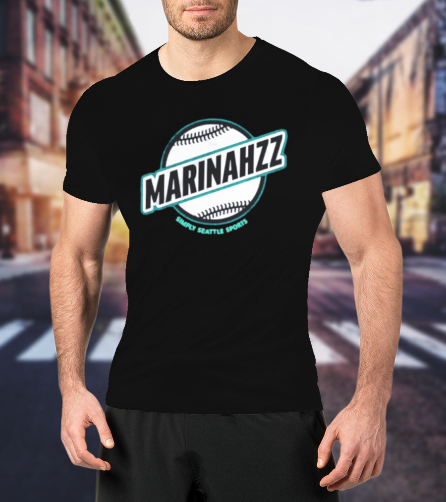 Marinahzz Simply Seattle Mariners Sports Baseball T-Shirt