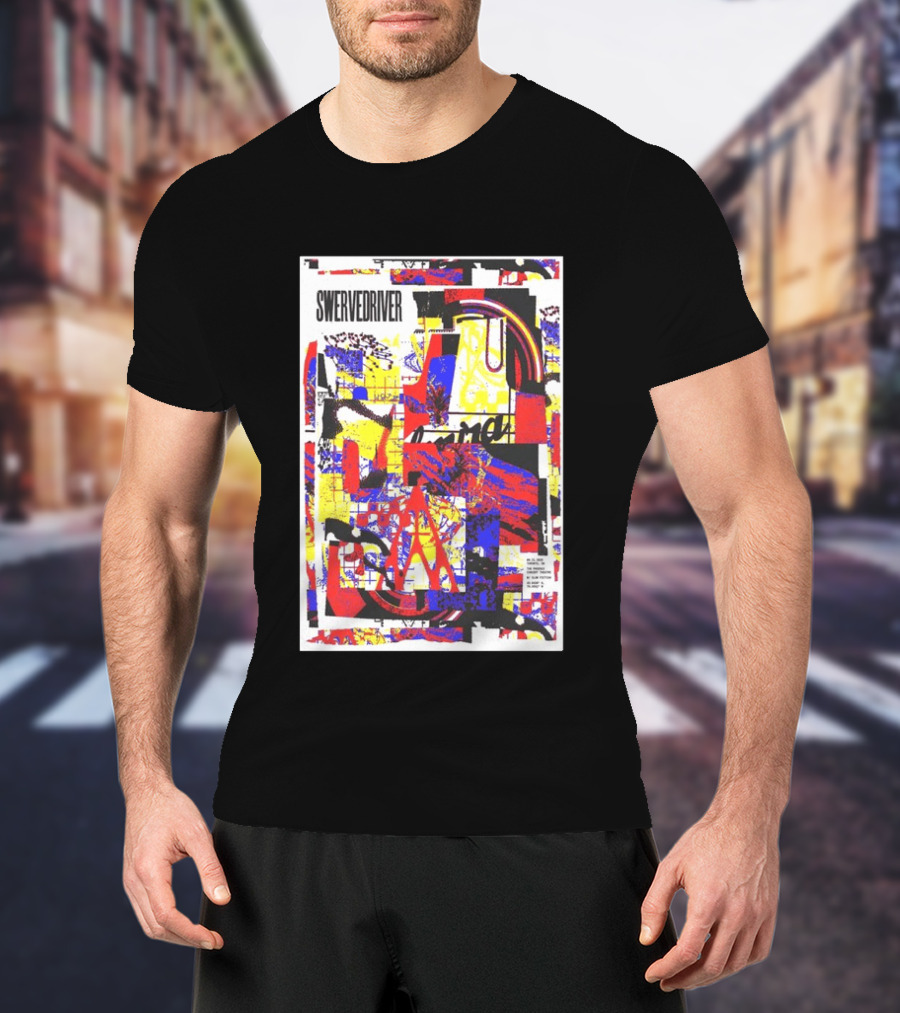 Swervedriver Phoenix Concert Theatre Toronto ON Aug 21 2026 Vibrant Abstract Collage T-Shirt