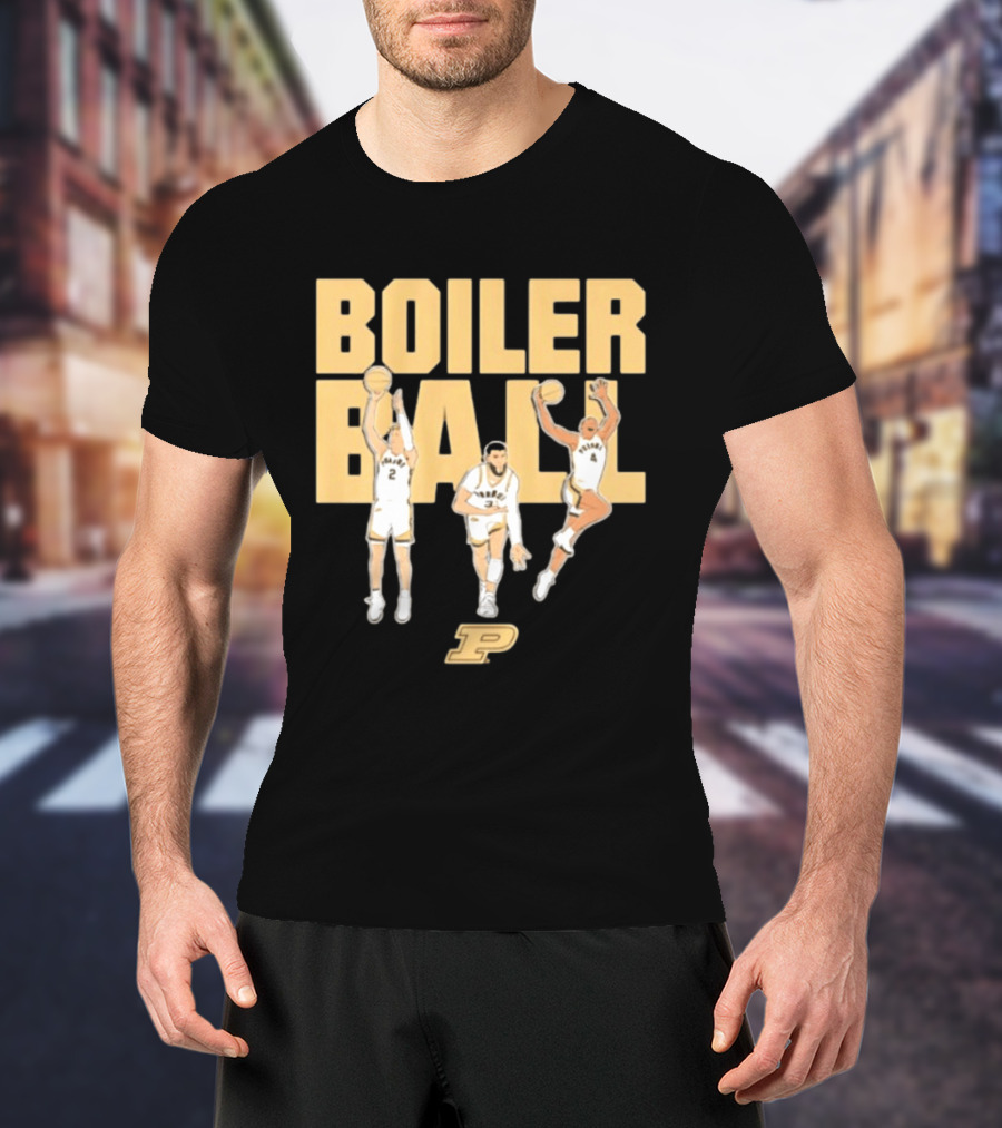 Braden Smith Fletcher Loyer Trey Kaufman Renn Purdue Basketball Boiler Ball T-Shirt
