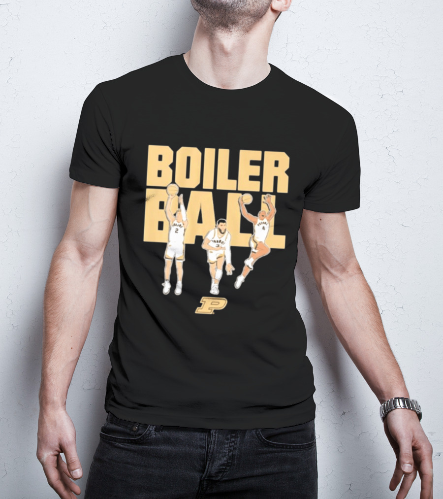 Braden Smith Fletcher Loyer Trey Kaufman Renn Purdue Basketball Boiler Ball T-Shirt