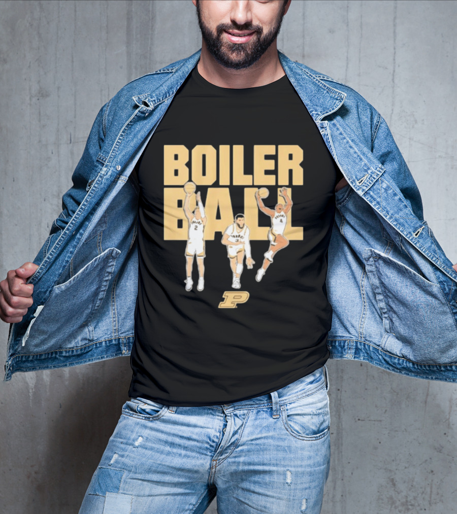 Braden Smith Fletcher Loyer Trey Kaufman Renn Purdue Basketball Boiler Ball T-Shirt