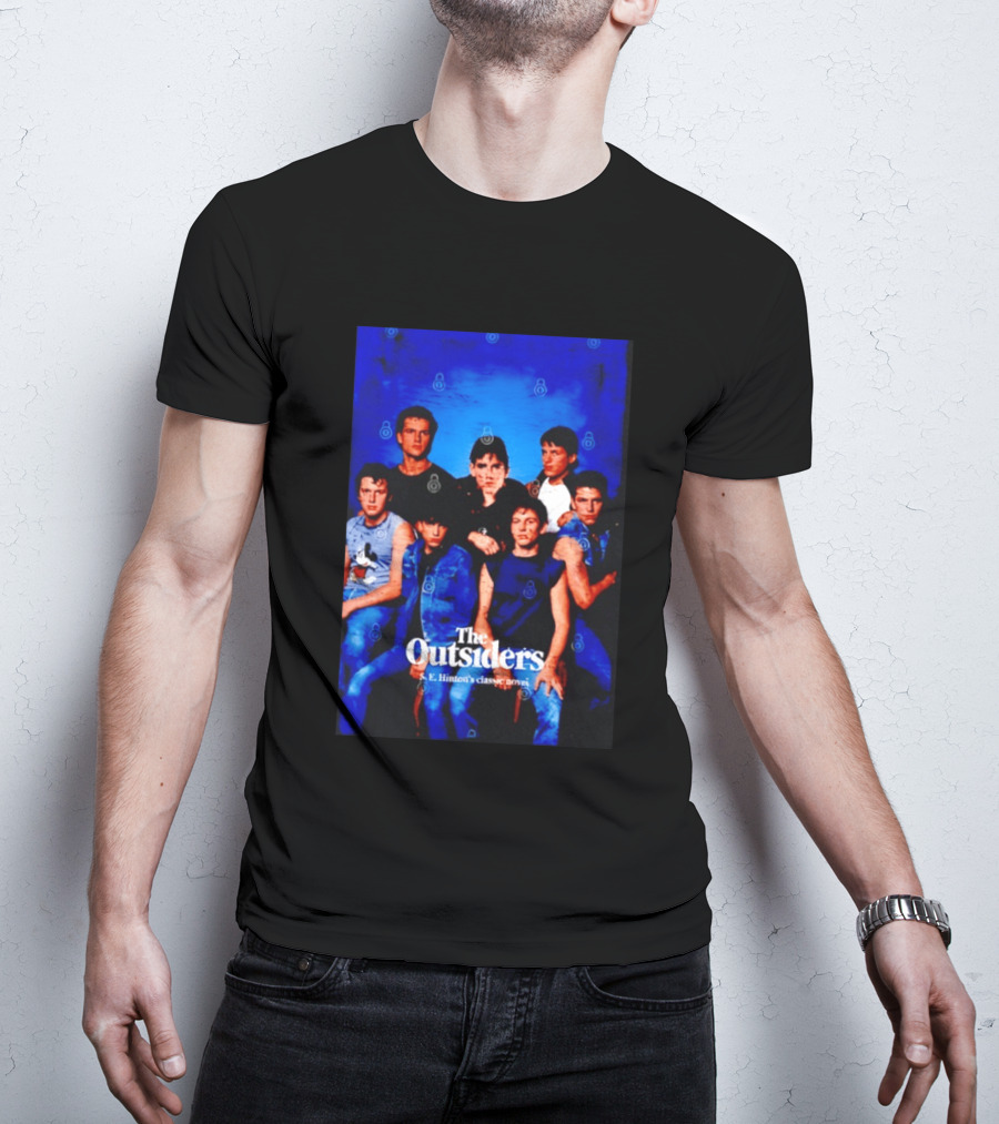 The Outsiders S E Hinton's Classic Novel Cover Group T-Shirt