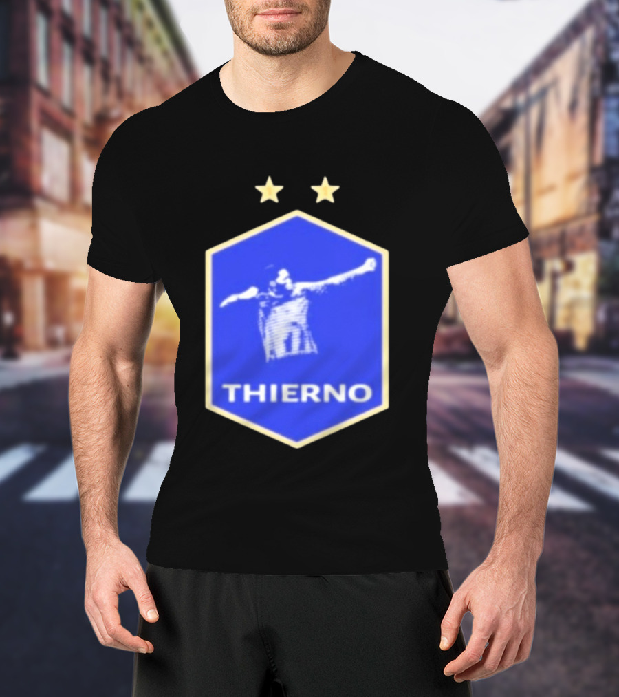 Thierno Barry Everton FC Two Stars Blue Crest T-Shirt