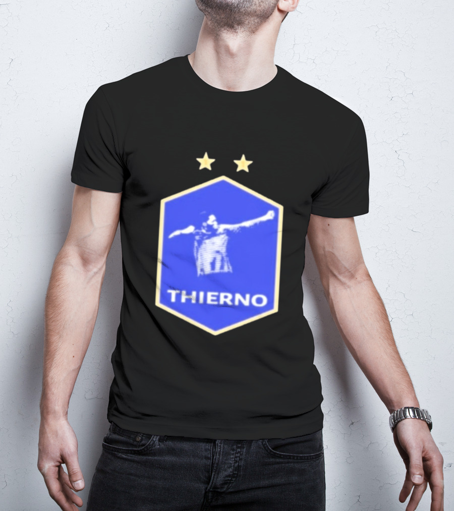 Thierno Barry Everton FC Two Stars Blue Crest T-Shirt