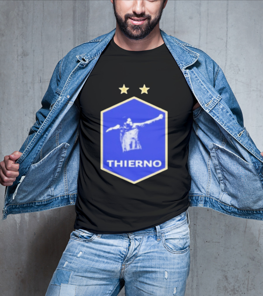 Thierno Barry Everton FC Two Stars Blue Crest T-Shirt