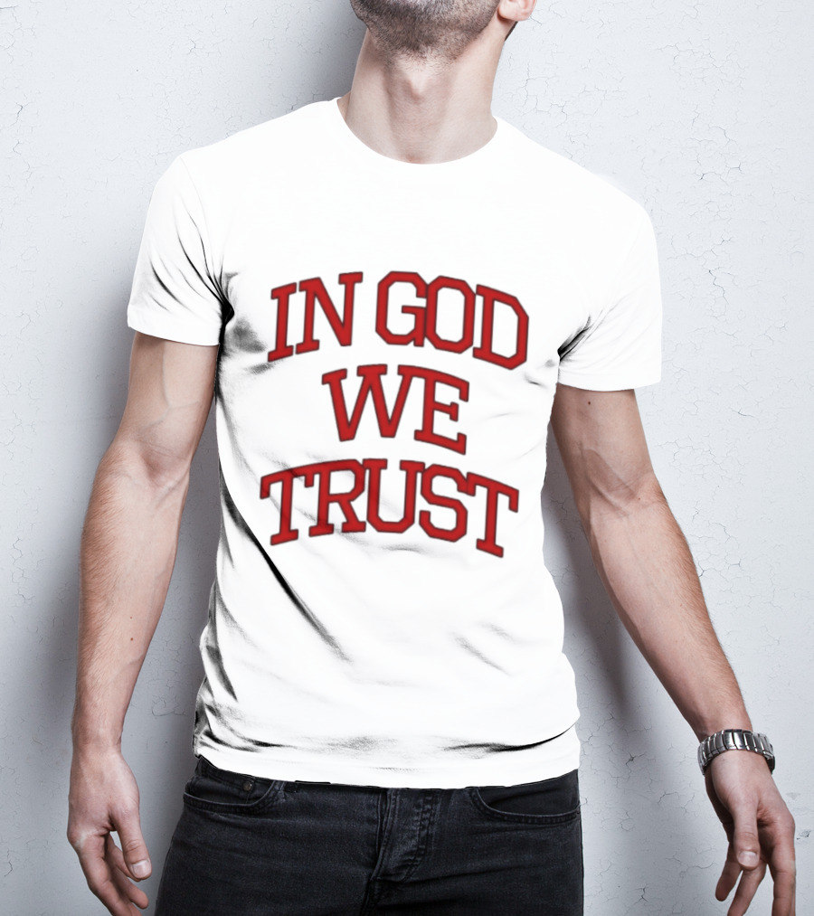 In God We Trust Bold Red T-Shirt