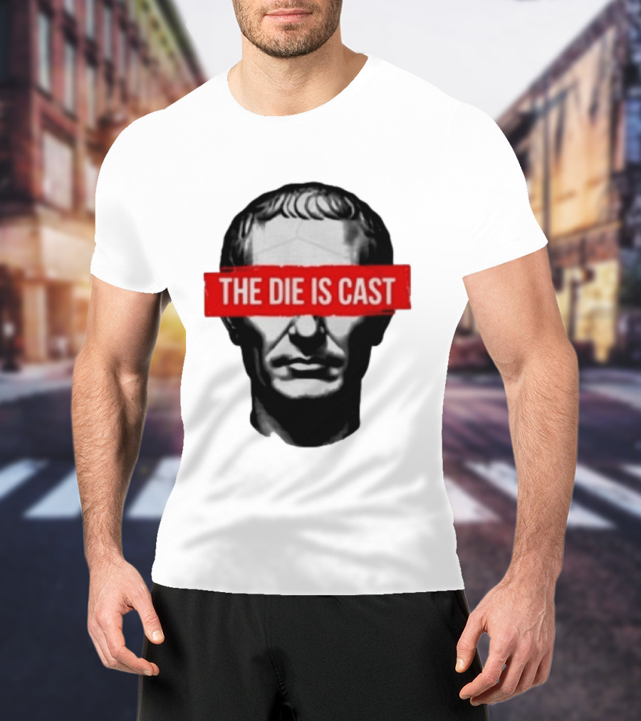 Julius Caesar The Die Is Cast Roman Historical Bust T-Shirt