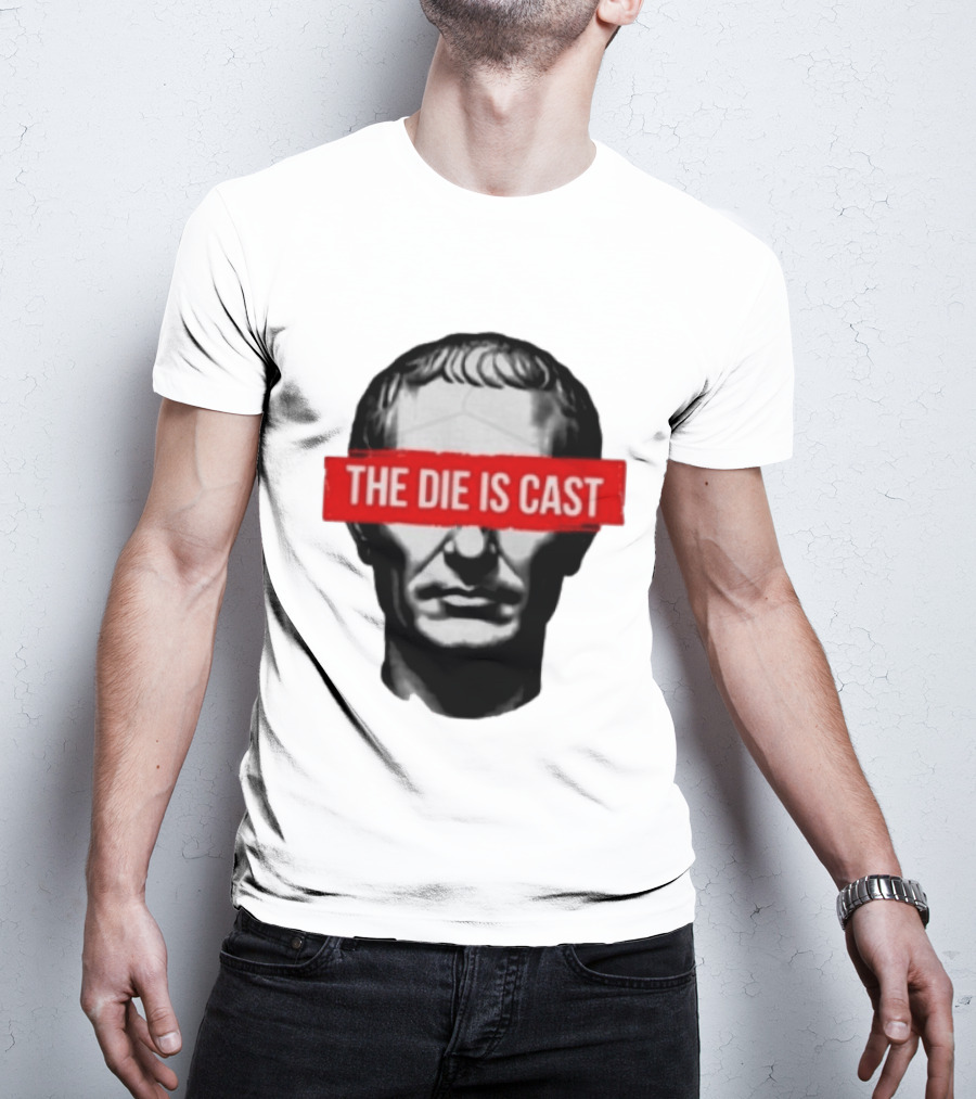 Julius Caesar The Die Is Cast Roman Historical Bust T-Shirt