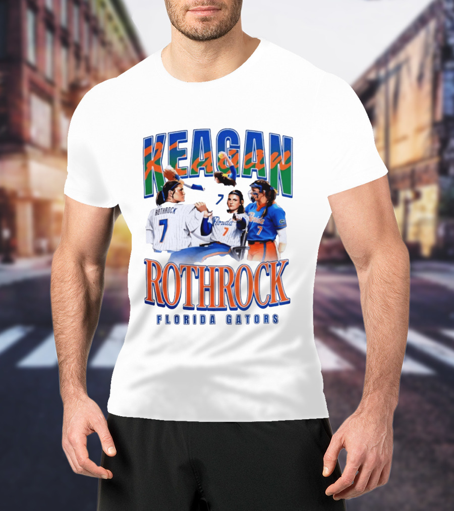 Keagan Rothrock Florida Gators Rothrock 7 Baseball Softball Athlete T-Shirt