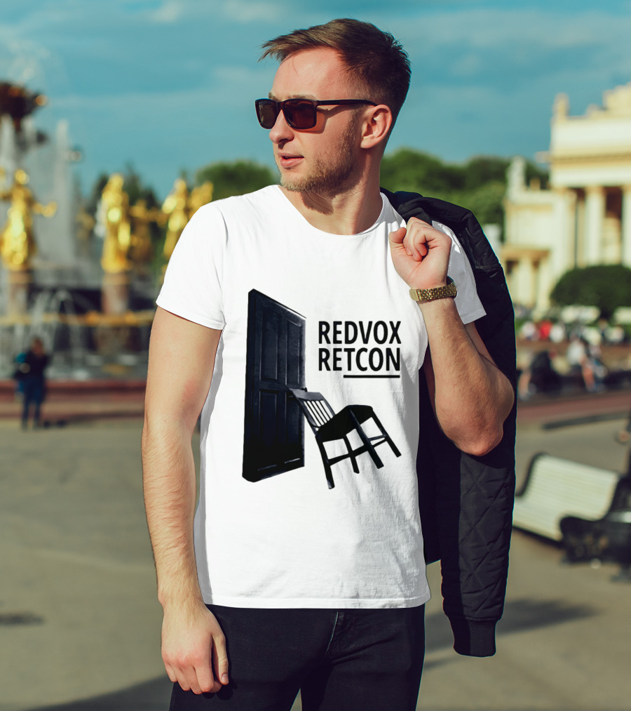 Red Vox Retcon Album Door And Chair T-Shirt