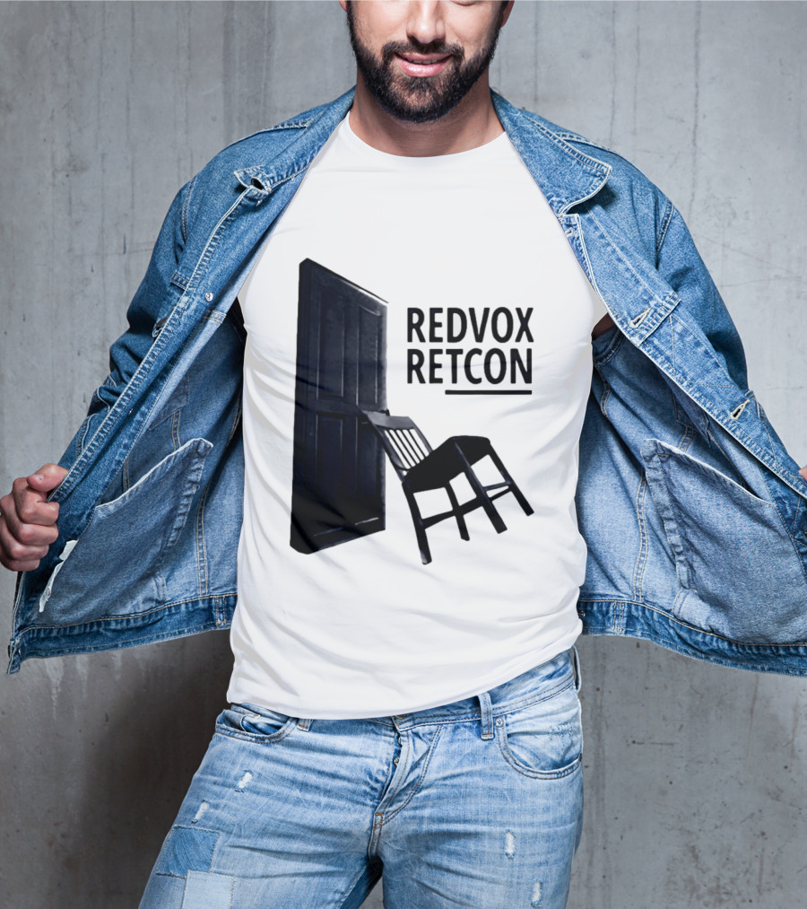 Red Vox Retcon Album Door And Chair T-Shirt