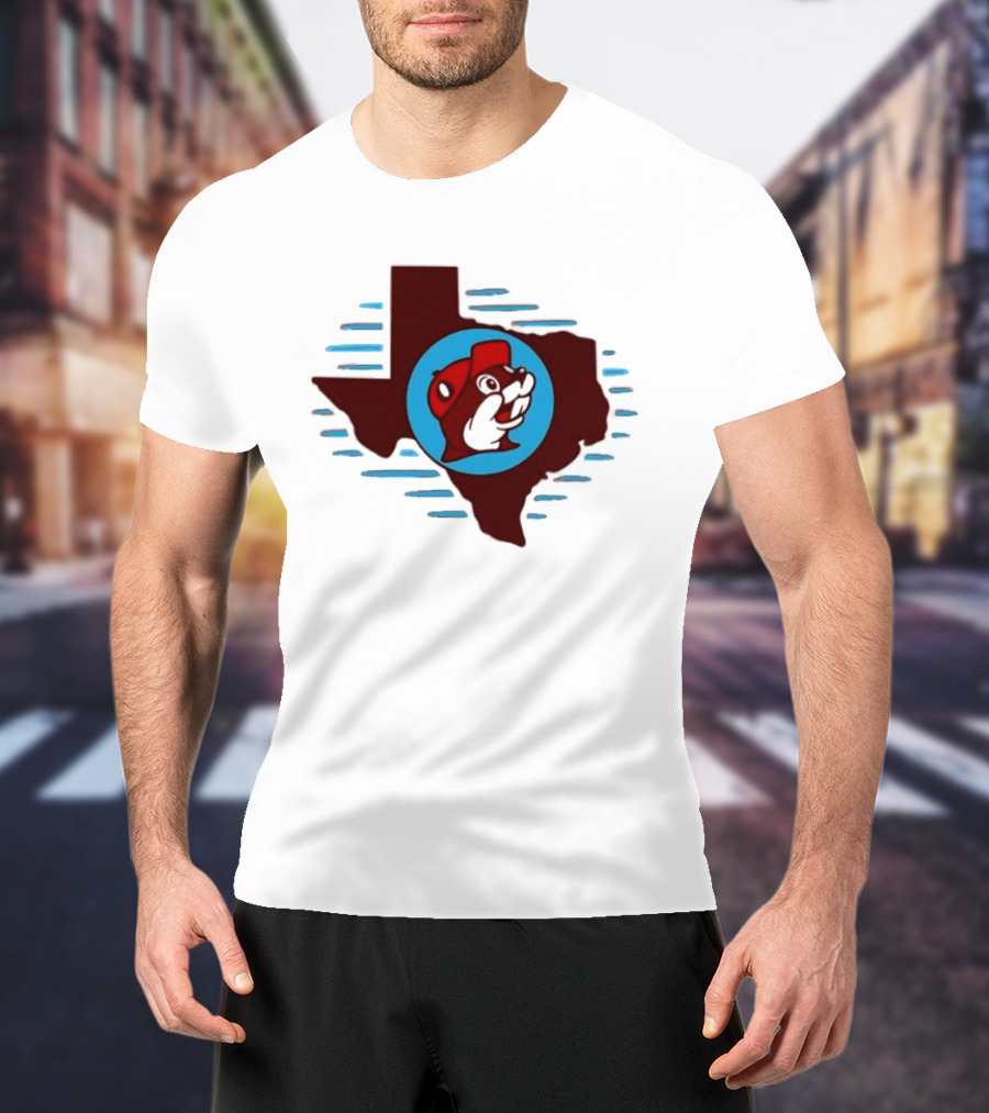 Buc Ees Texas Beaver Icon State Outline Trending T-Shirt