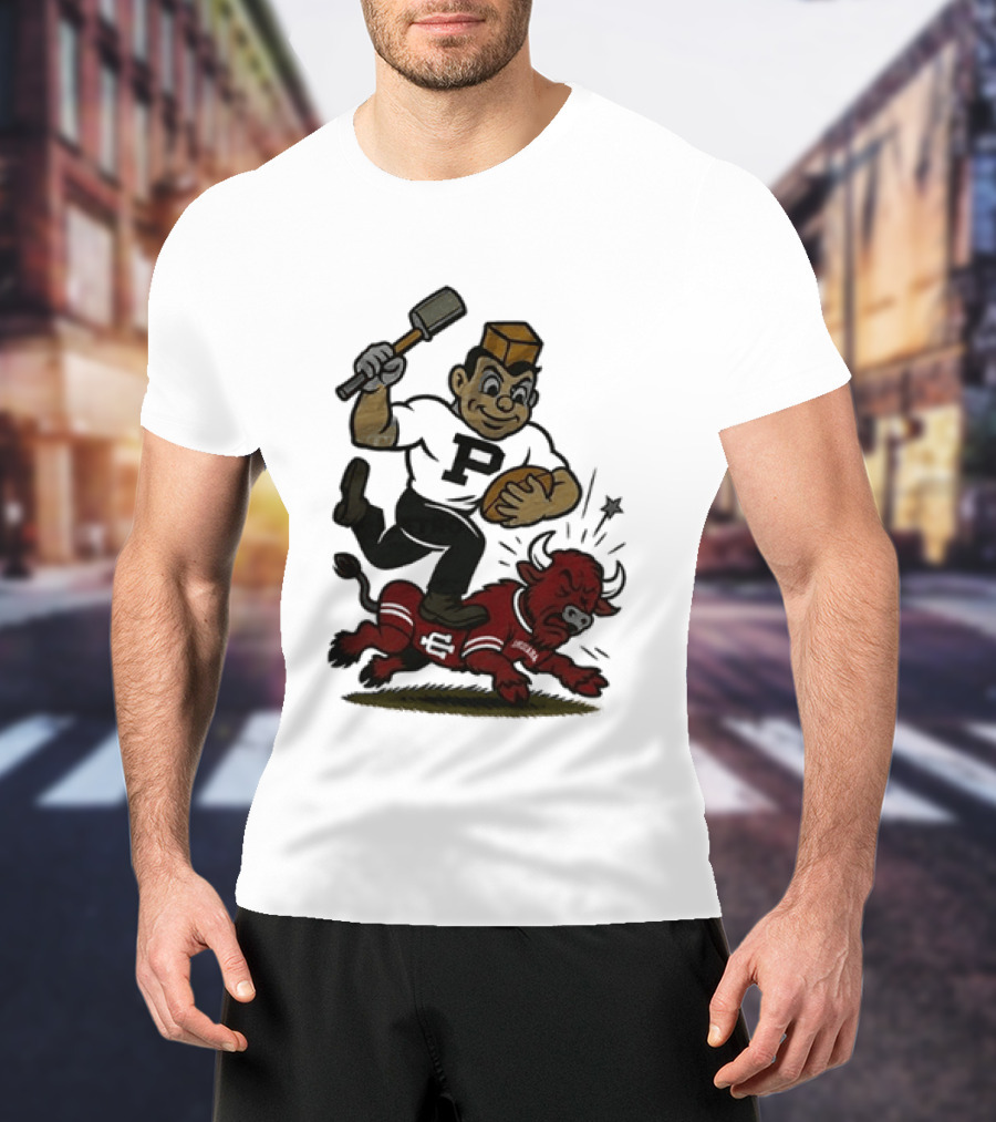 Purdue Boilermakers Crush Indiana Hoosiers NCAA Football Rivalry Victory T-Shirt