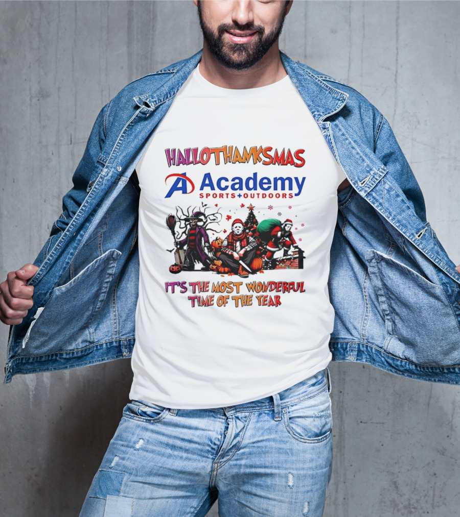Hallothanksmas Academy Sports Outdoors It's The Most Wonderful Time T-Shirt