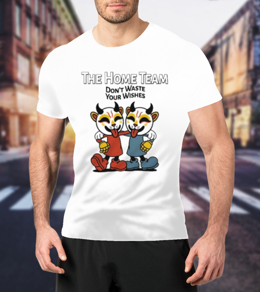 The Home Team Don't Waste Your Wishes Cuphead Tie Dye T-Shirt