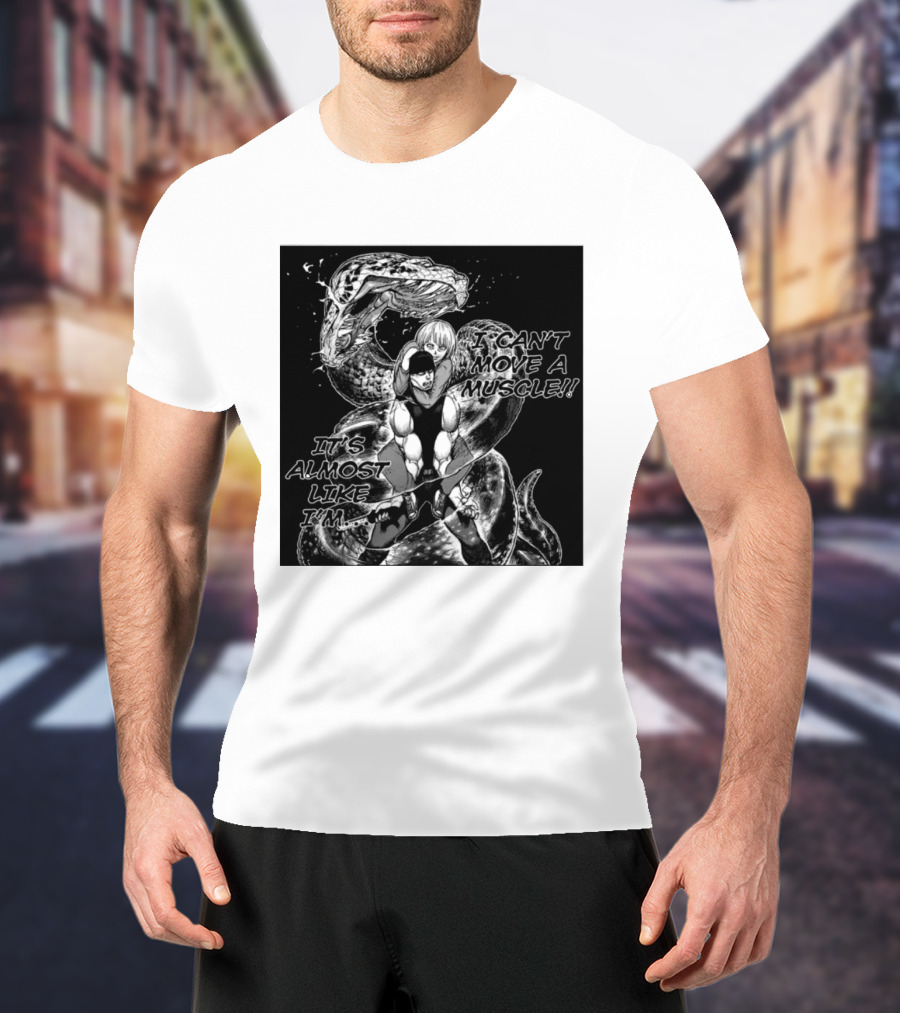 I Can't Move A Muscle It's Almost Like I'm Imai Cosmo Manga Snake Scene T-Shirt