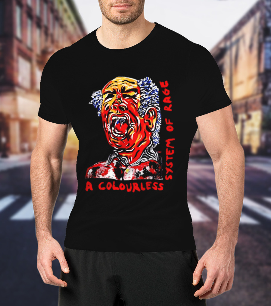 A Colourless System Of Rage Screaming Face T-Shirt