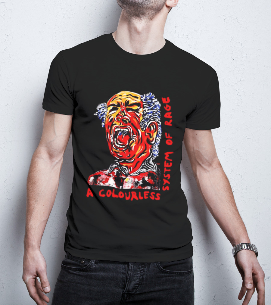 A Colourless System Of Rage Screaming Face T-Shirt