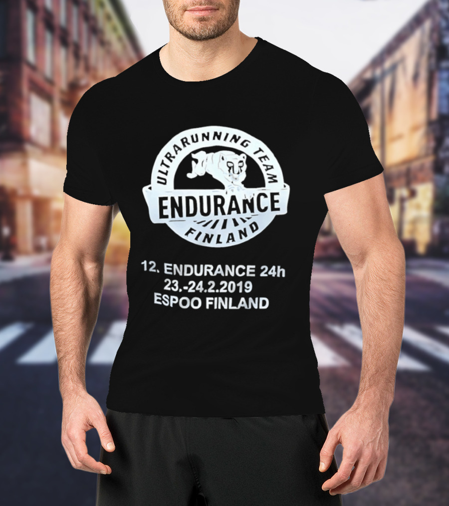 Endurance Finland Ultrarunning Team 12th 24h 23 24.2.2019 Espoo Finland T-Shirt